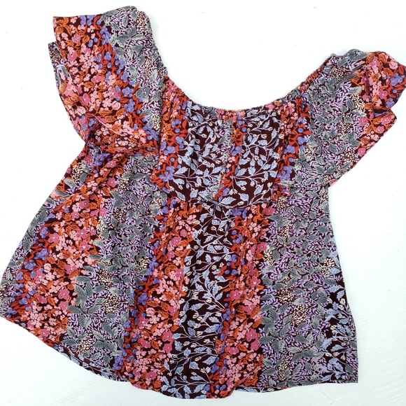 Anthropologie Maeve Floral Off the Shoulder Top - Picture 5 of 7